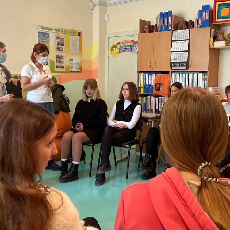 Pupils and teachers of five schools in eastern Ukraine took part in a study aimed at combating gender-based violence in schools